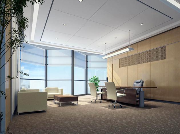 高檔辦公室裝修設計地面